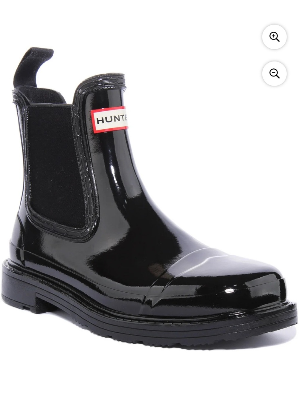 Hunter Glossy Black Rain Boot